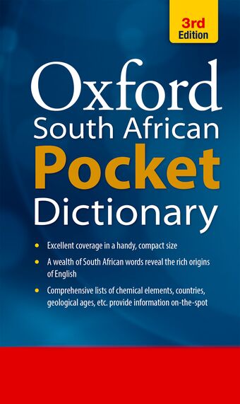 South African Pocket Oxford Dictionary book cover