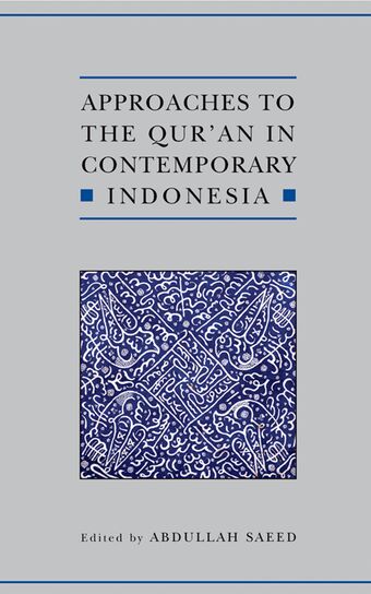Approaches to the Qur'an in Contemporary Indonesia book cover