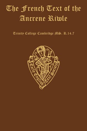 The French Text of the Ancrene Riwle book cover