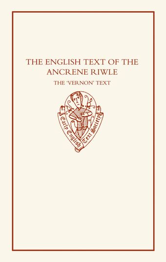 The English Text of the `Ancrene Riwle' book cover