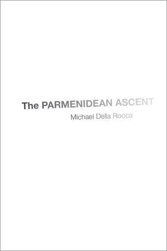 The Parmenidean Ascent book cover