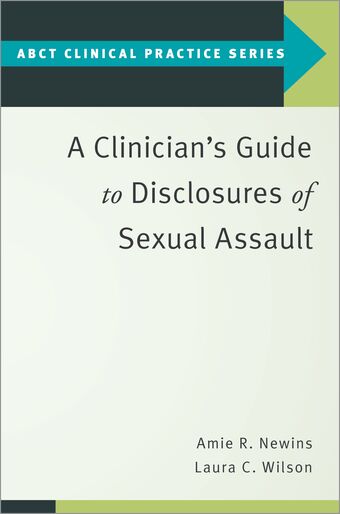 A Clinician's Guide to Disclosures of Sexual Assault book cover