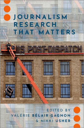 Journalism Research That Matters book cover