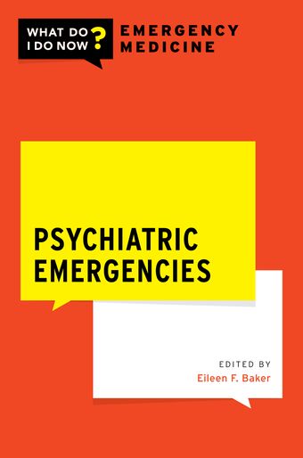 Psychiatric Emergencies book cover