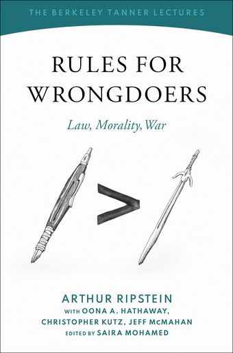 Rules for Wrongdoers Law Morality War book cover