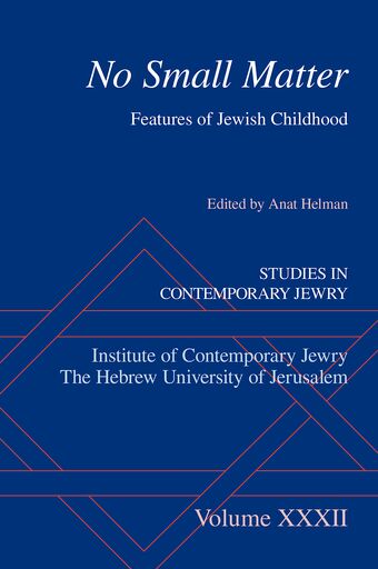 No Small Matter Features of Jewish Childhood book cover