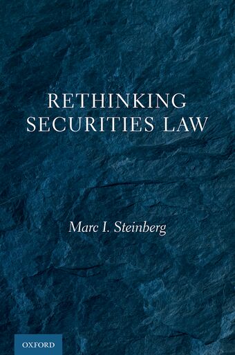 Rethinking Securities Law book cover