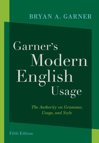 Garner's Modern English Usage book cover