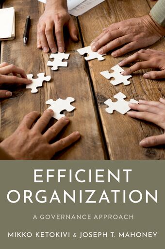Efficient Organization A Governance Approach book cover