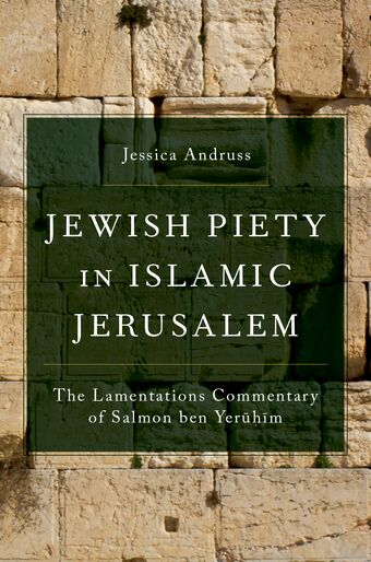 Jewish Piety in Islamic Jerusalem book cover