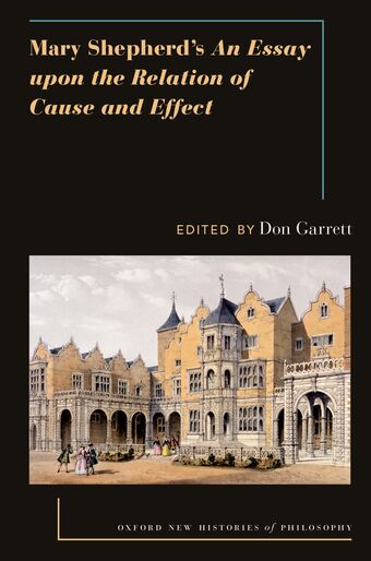 Mary Shepherd's An Essay Upon the Relation of Cause and Effect book cover
