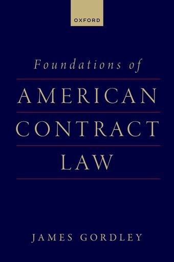 Foundations of American Contract Law book cover