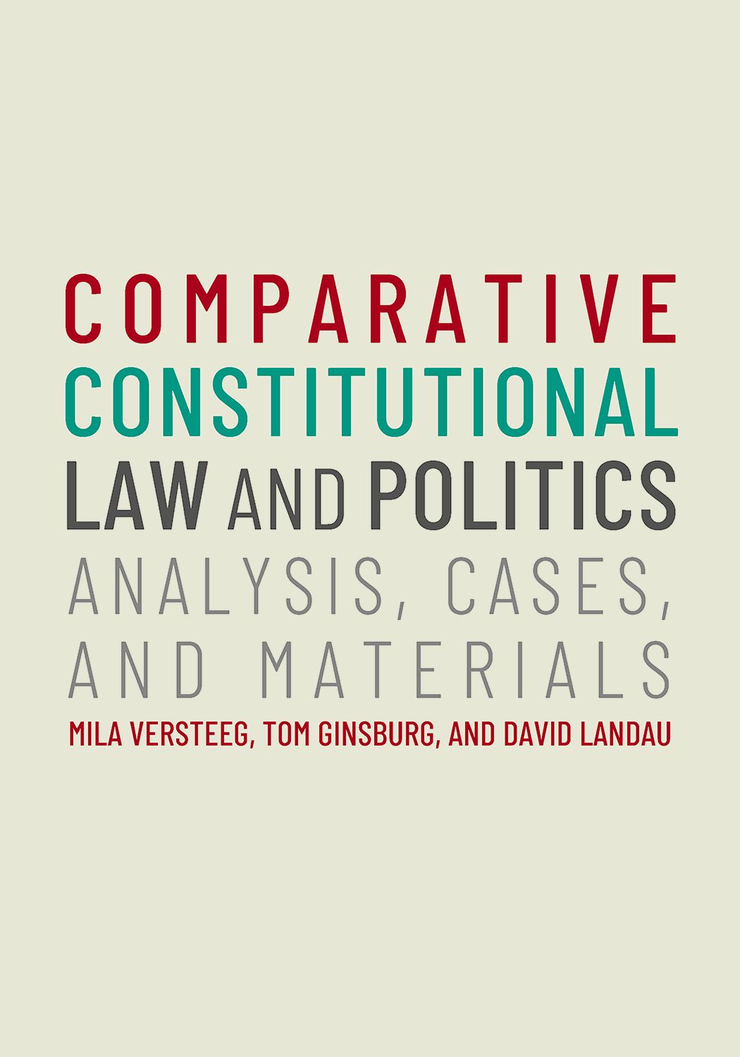 Comparative Constitutional Law And Politics book cover