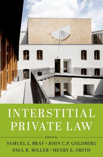 Interstitial Private Law book cover