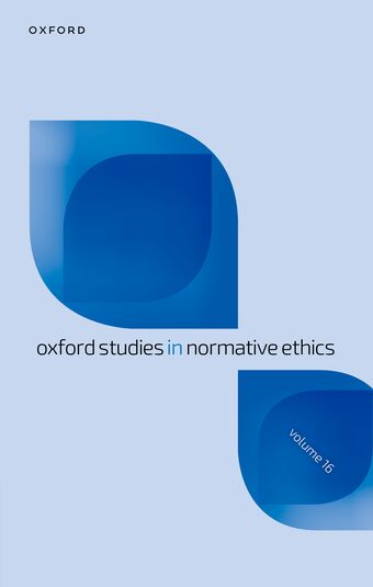Oxford Studies in Normative Ethics Volume 16 book cover