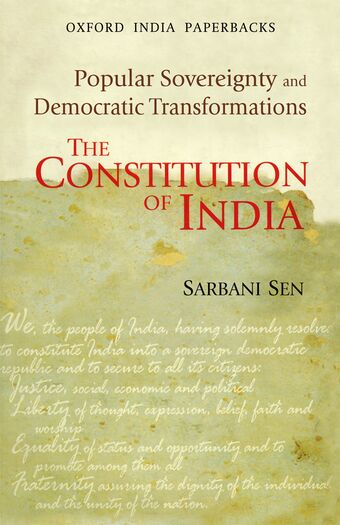 The Constitution of India book cover