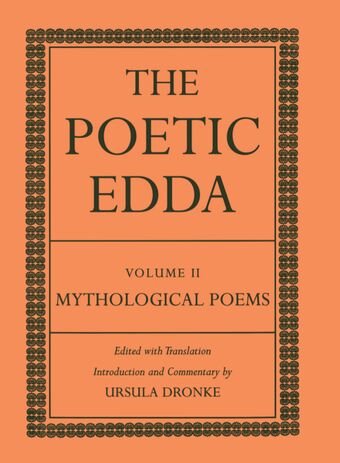 The Poetic Edda Volume II book cover