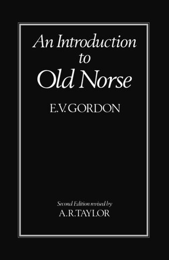 An Introduction to Old Norse book cover