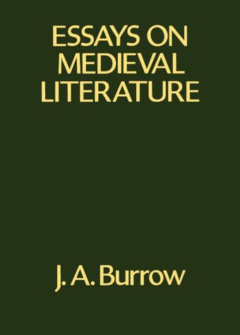Essays on Medieval Literature book cover