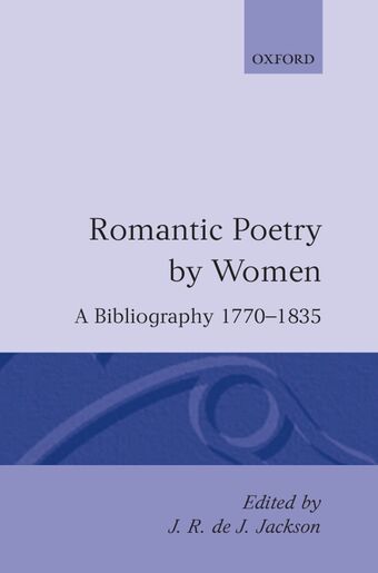 Romantic Poetry by Women book cover