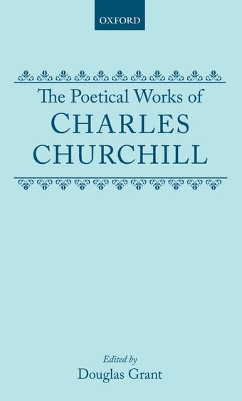 The Poetical Works of Charles Churchill book cover