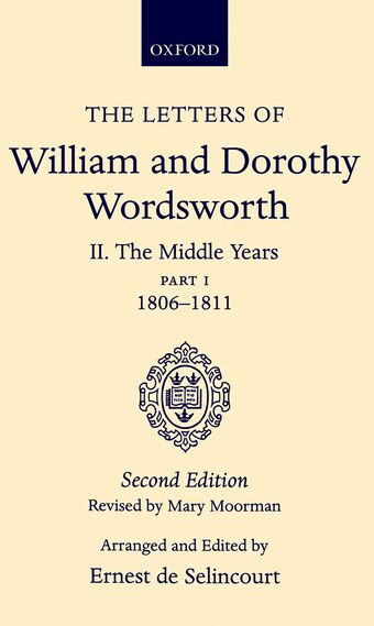The Letters of William and Dorothy Wordsworth: Volume II book cover