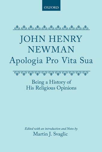 Apologia Pro Vita Sua book cover