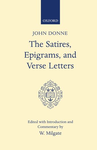 Satires, Epigrams, and Verse Letters book cover