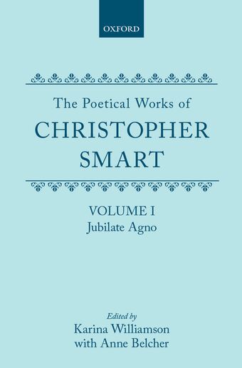 The Poetical Works of Christopher Smart: Volume I book cover