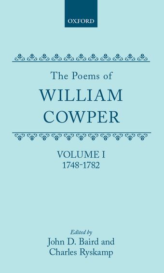 The Poems of William Cowper book cover