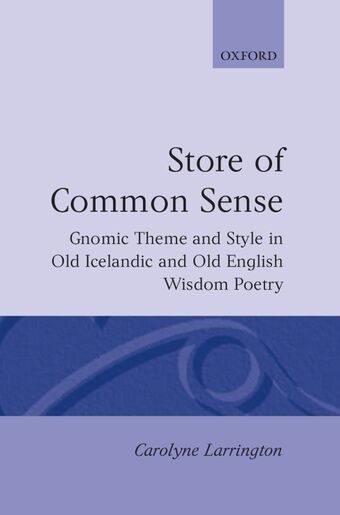 A Store of Common Sense book cover