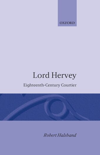 Lord Hervey book cover