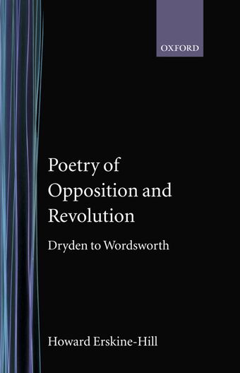 Poetry of Opposition and Revolution book cover