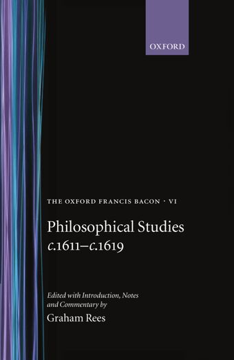 The Oxford Francis Bacon VI book cover