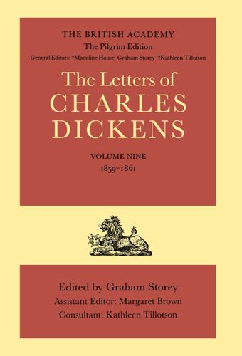The Letters of Charles Dickens: Volume 9 book cover