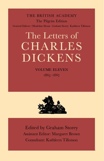 The Letters of Charles Dickens: Volume 11 book cover