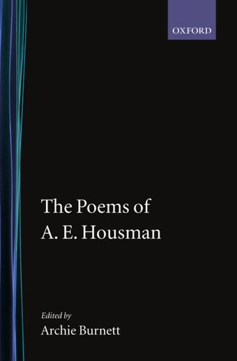 The Poems of A. E. Housman book cover