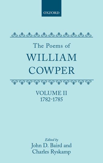 The Poems of William Cowper book cover