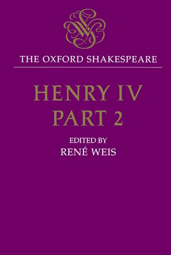 The Oxford Shakespeare: Henry IV, Part Two book cover
