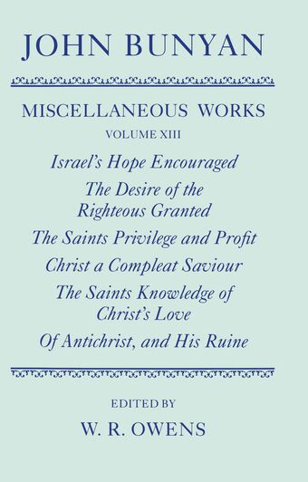 Miscellaneous Works, Volume XIII book cover