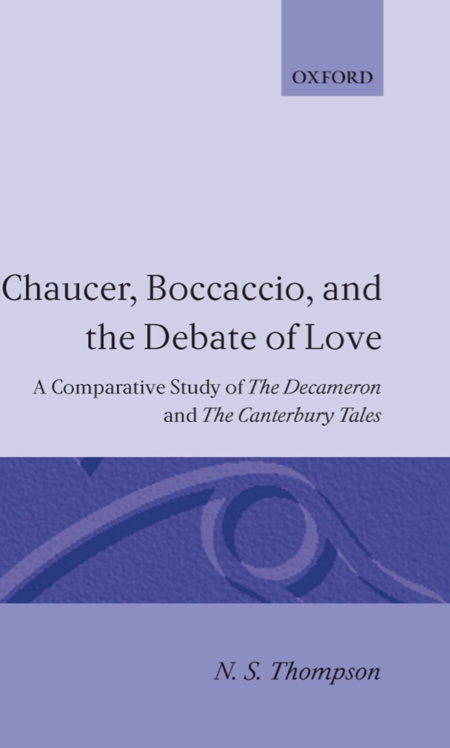 Chaucer, Boccaccio, and the Debate of Love book cover