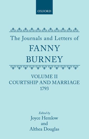 The Journals and Letters of Fanny Burney, Volume II book cover