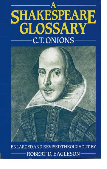 A Shakespeare Glossary book cover