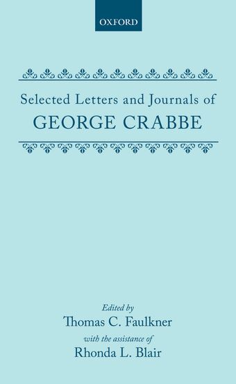 Selected Letters and Journals of George Crabbe book cover