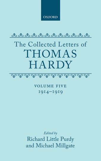The Collected Letters of Thomas Hardy, Volume 5: 1914-1919 book cover