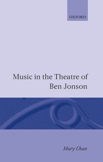 Music in the Theatre of Ben Jonson book cover