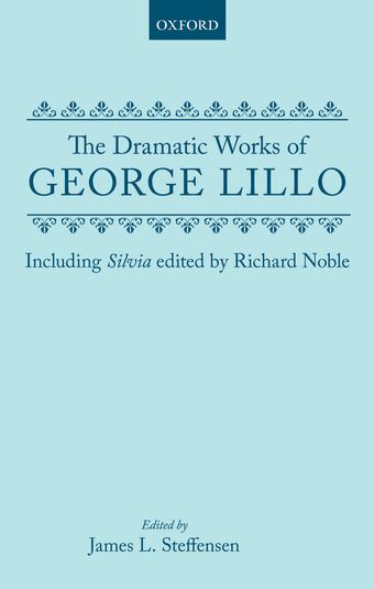 The Dramatic Works of George Lillo book cover