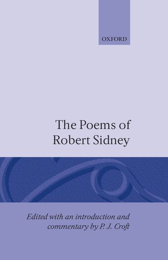 The Poems of Robert Sidney book cover