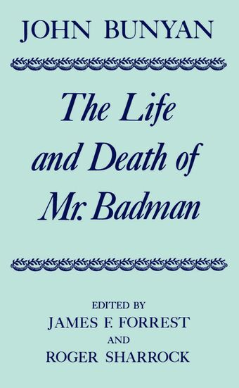 The Life and Death of Mr Badman book cover