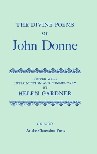 The Divine Poems of John Donne book cover